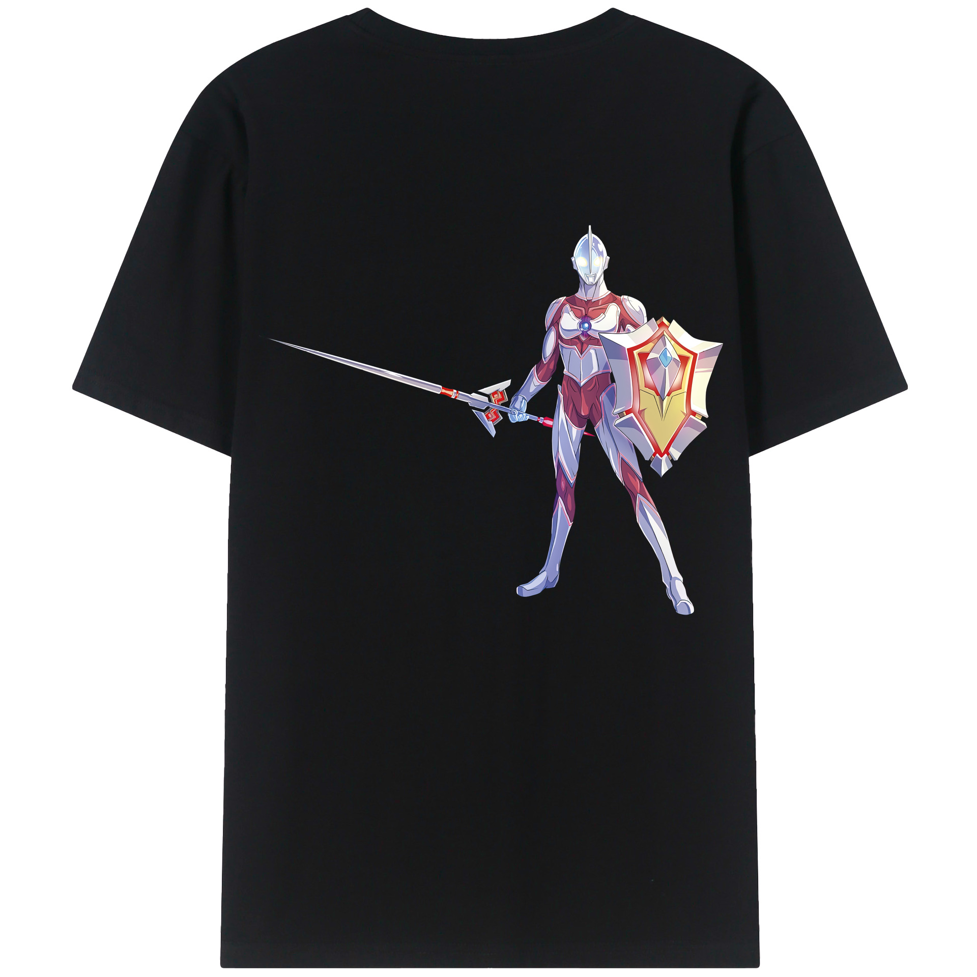 （画像用） ウルトラマン Ultraman 綿100％半袖Tシャツ（背面プリント）
