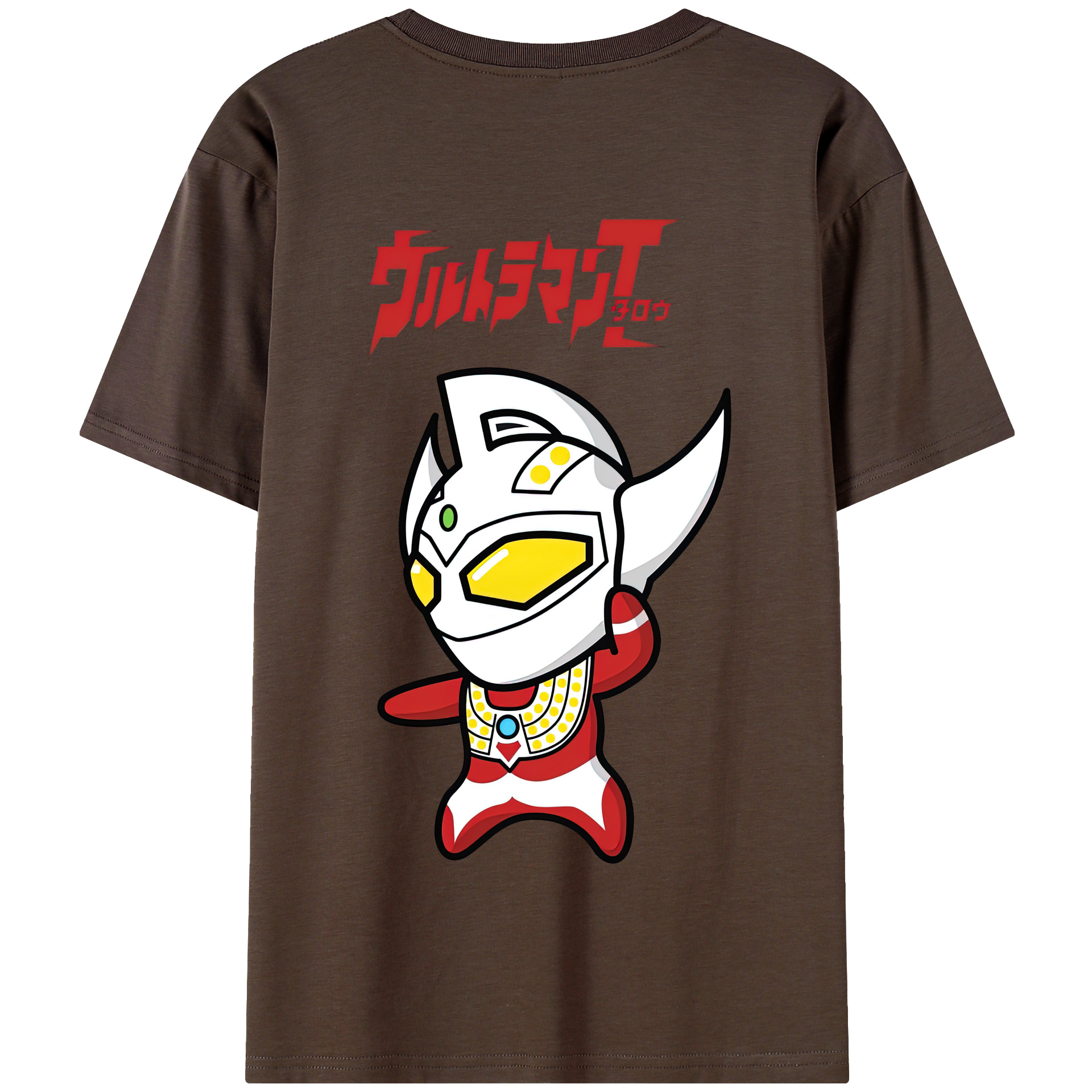 （画像用） ウルトラマン Ultraman 綿100％半袖Tシャツ（背面プリント）