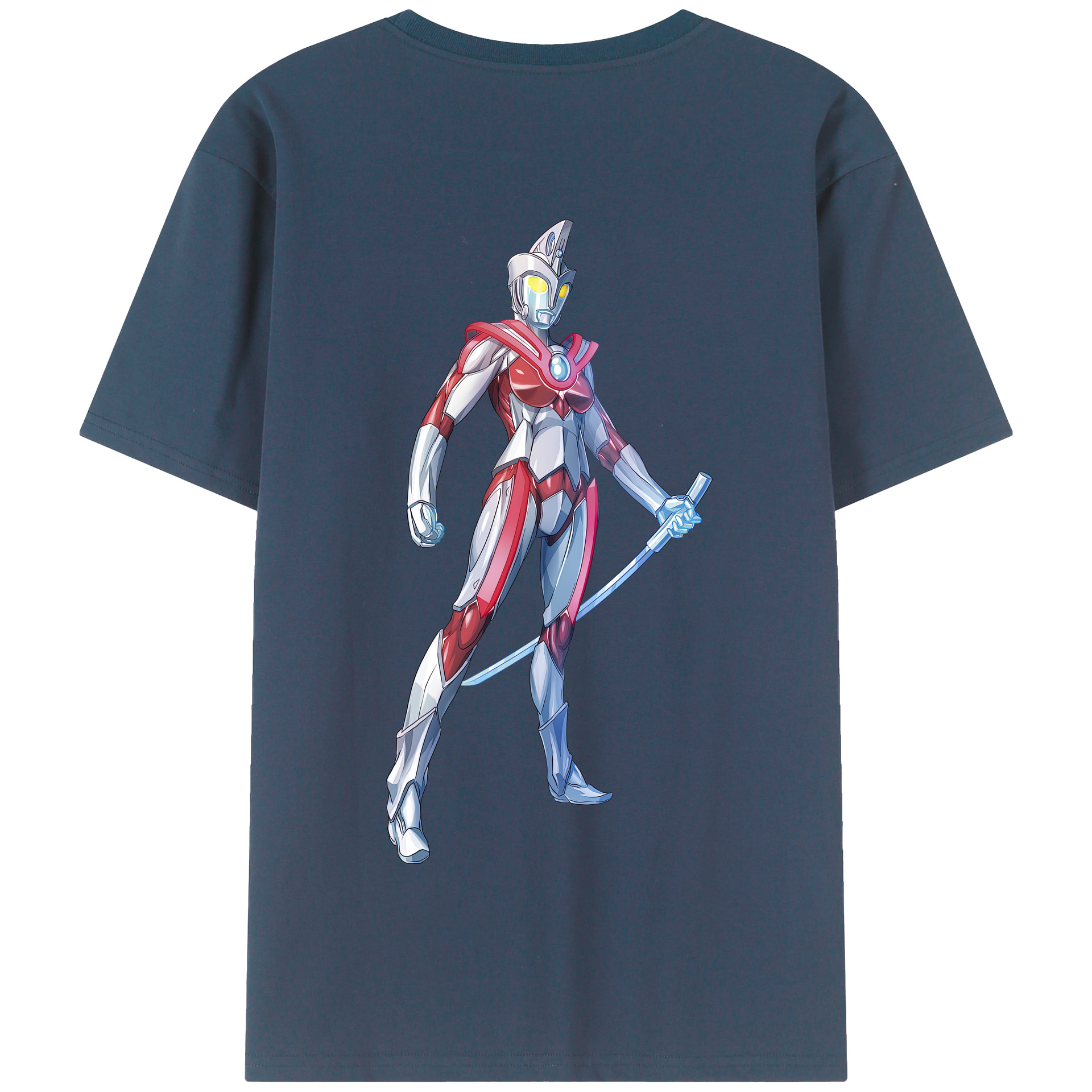 （画像用） ウルトラマン Ultraman 綿100％半袖Tシャツ（背面プリント）