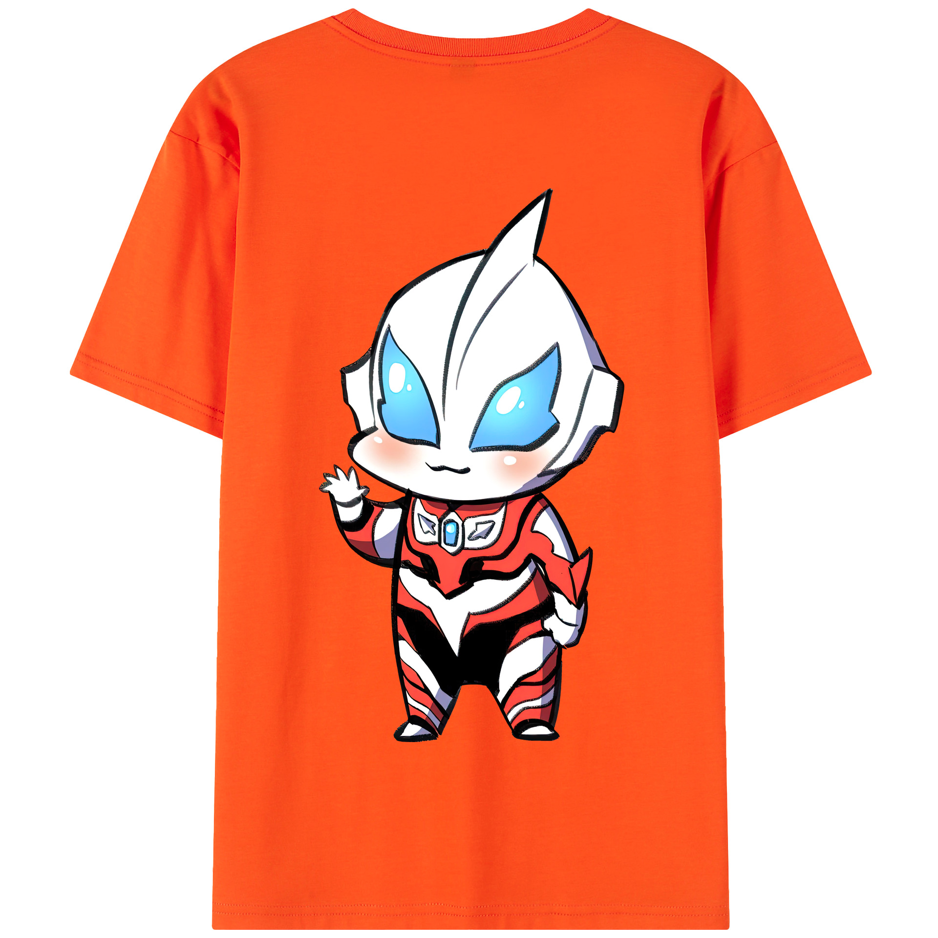 ウルトラマン Ultraman 綿100％半袖Tシャツ（背面プリント）
