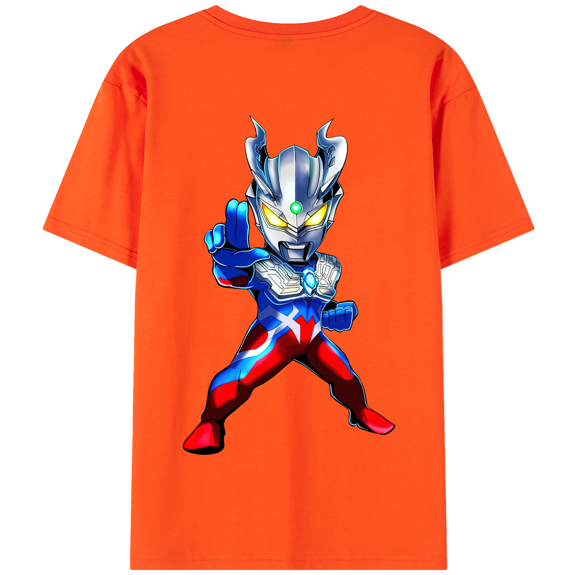 （画像用） ウルトラマン Ultraman 綿100％半袖Tシャツ（背面プリント）