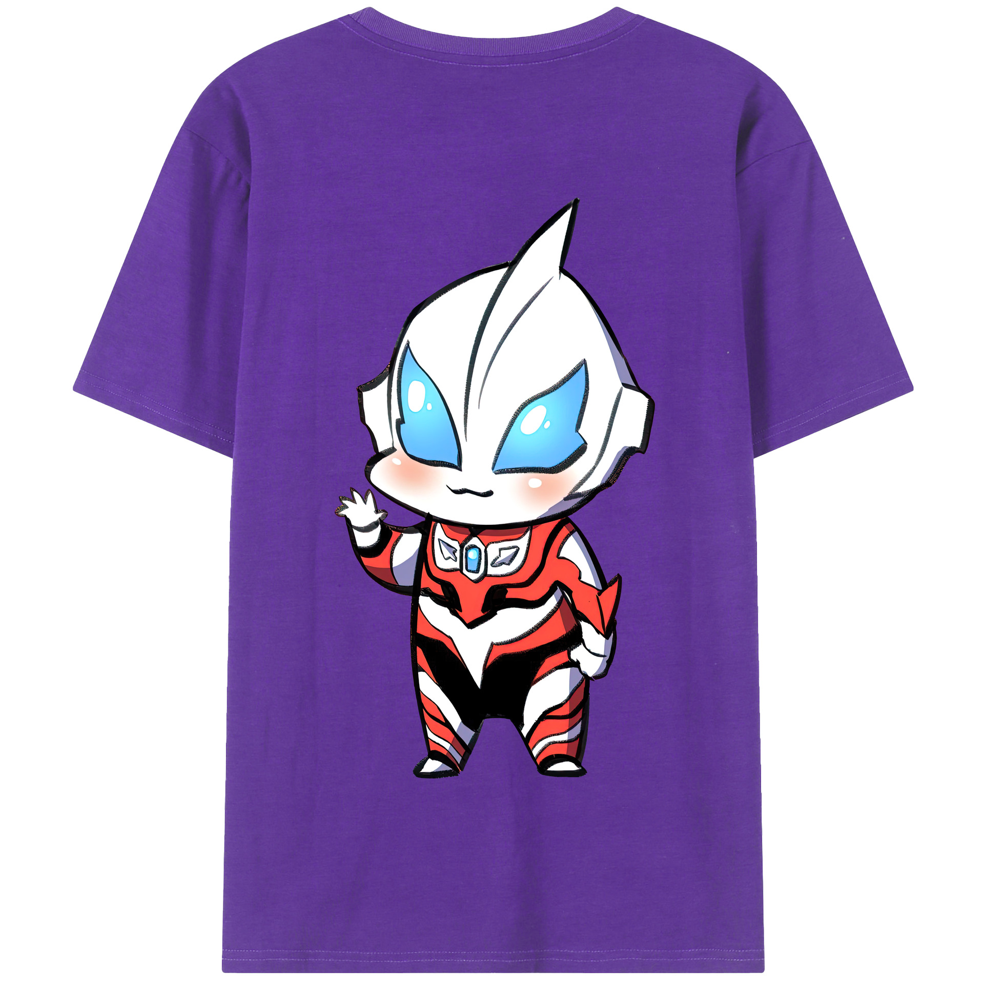 ウルトラマン Ultraman 綿100％半袖Tシャツ（背面プリント）