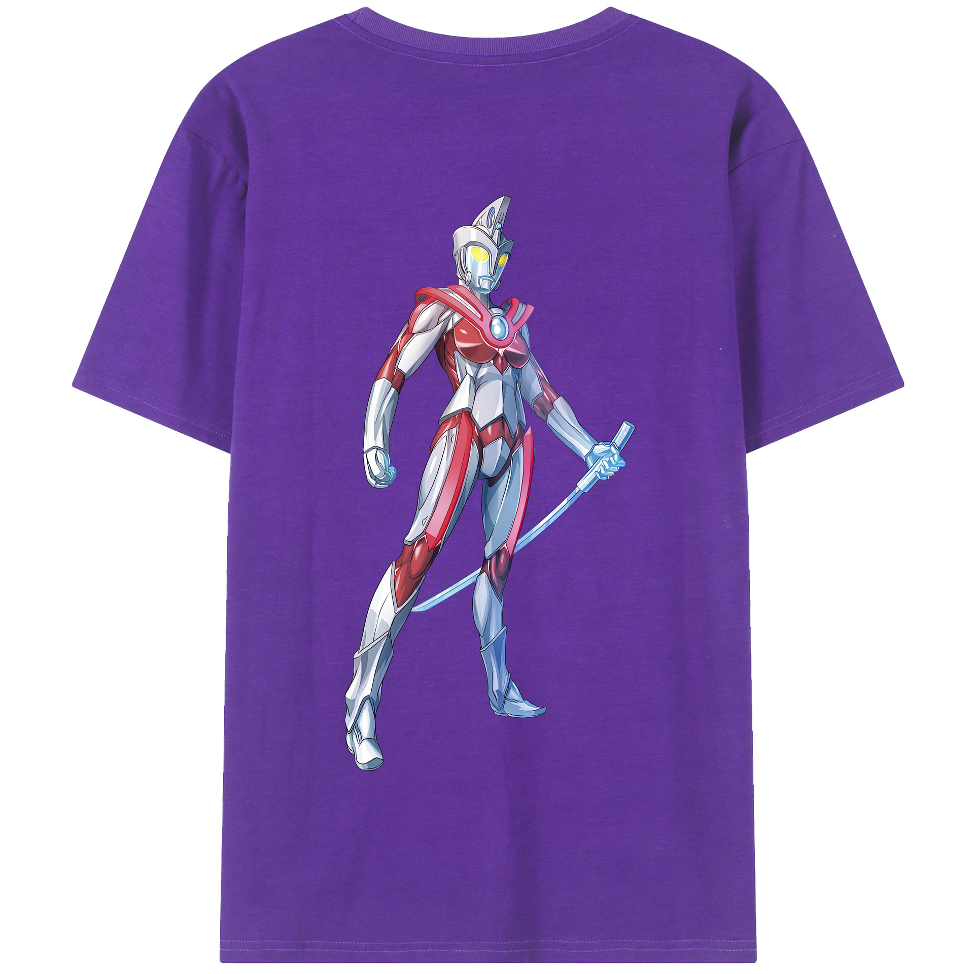 （画像用） ウルトラマン Ultraman 綿100％半袖Tシャツ（背面プリント）