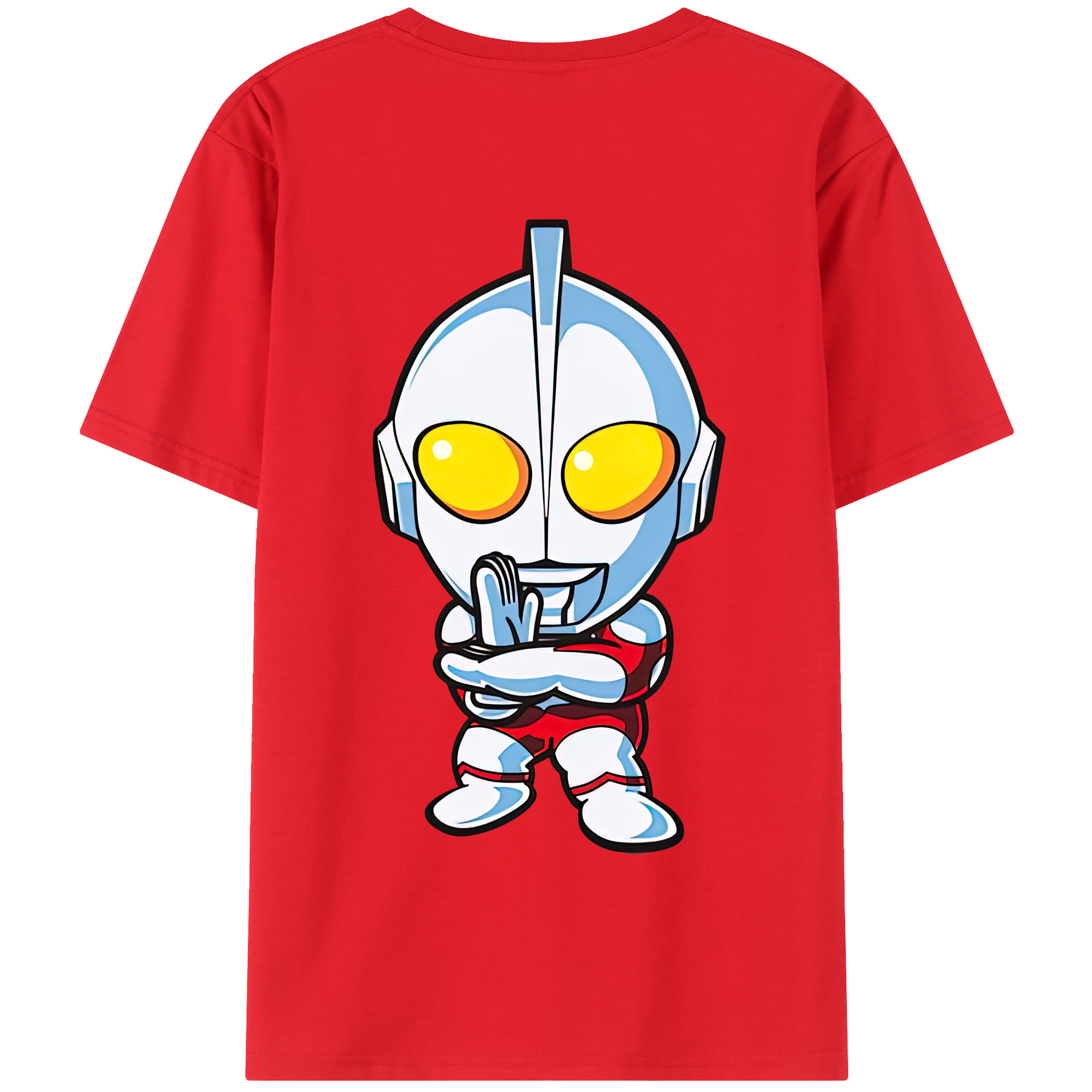 （画像用） ウルトラマン Ultraman 綿100％半袖Tシャツ（背面プリント）
