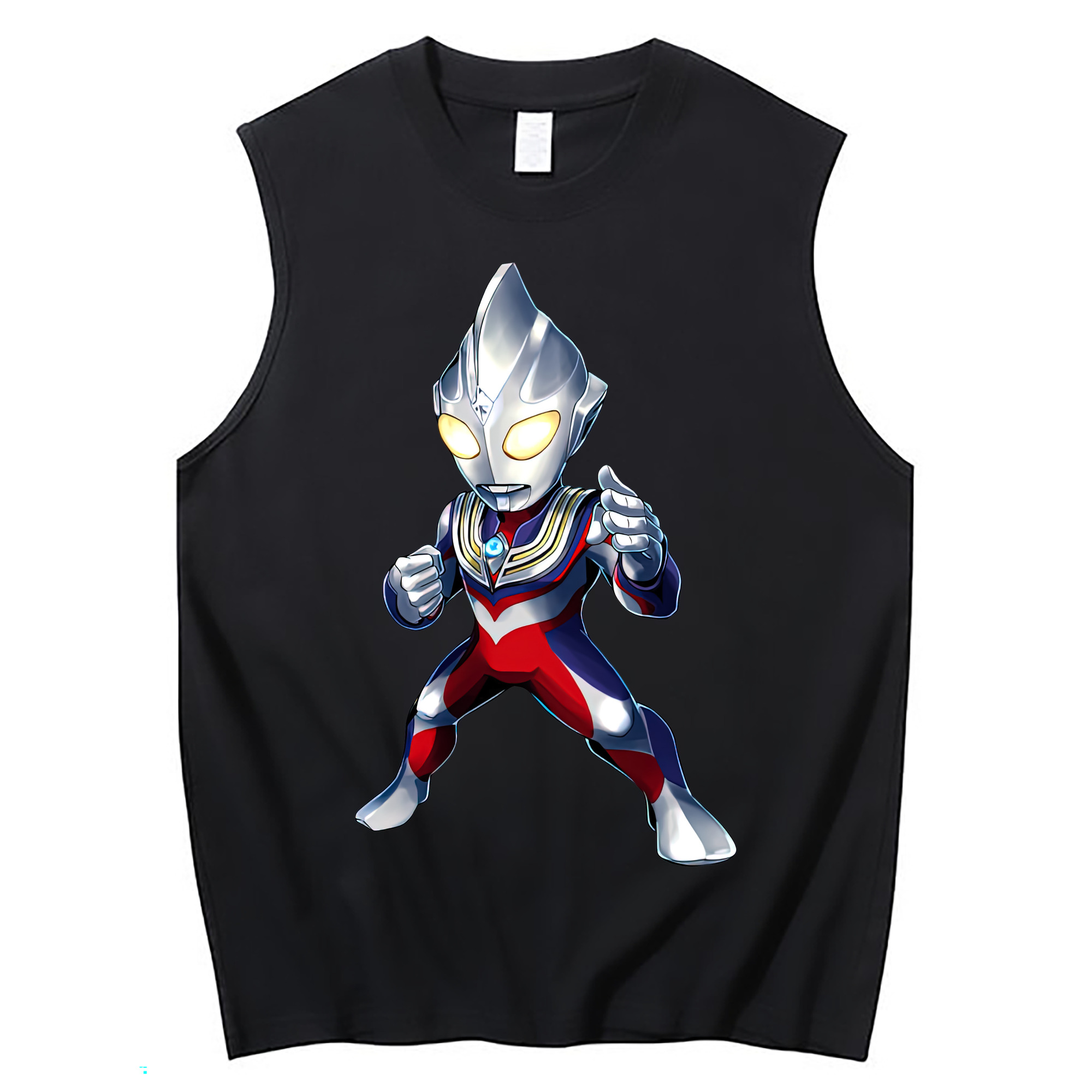 （画像用） ウルトラマン Ultraman コットン100％タンクトップ（フロントプリント）