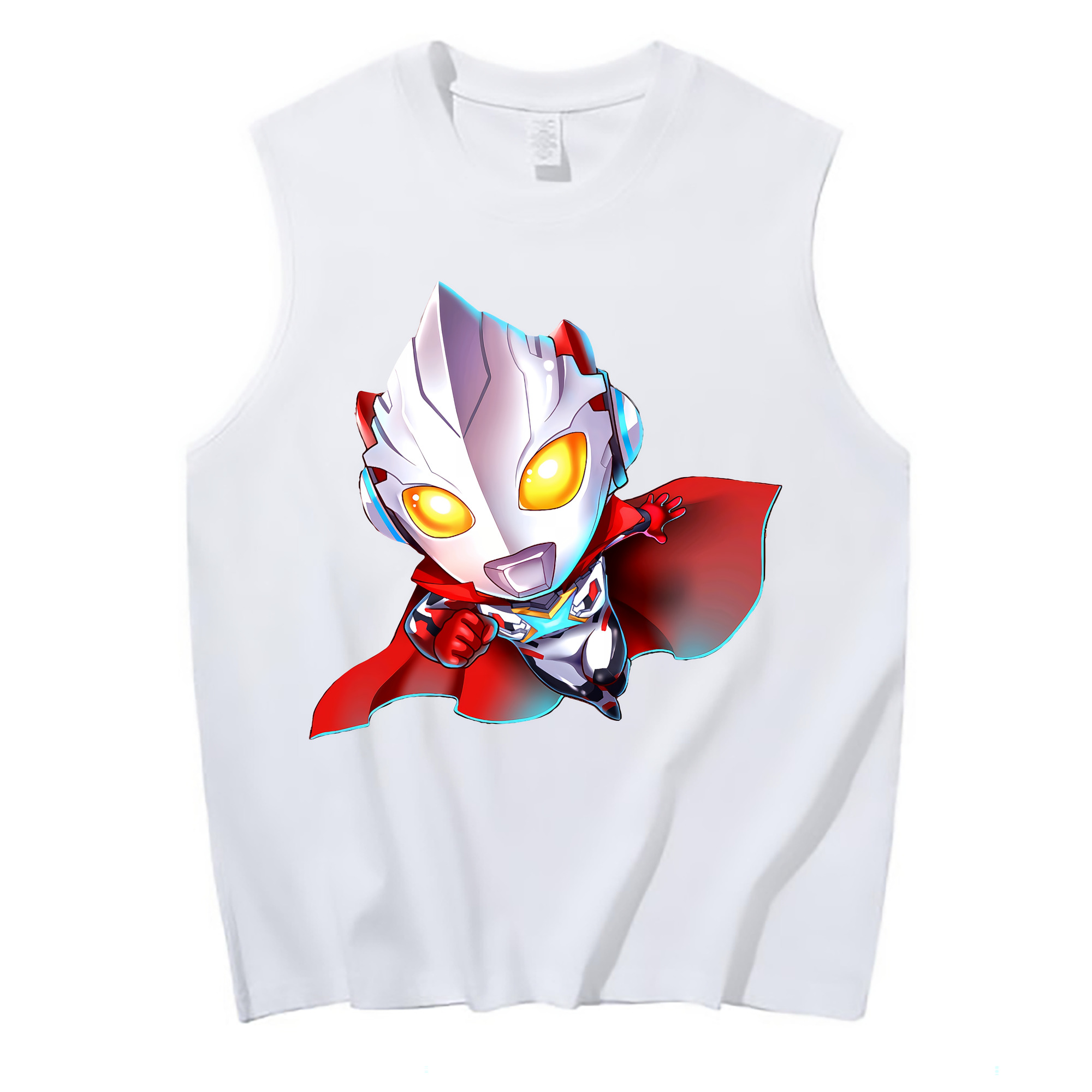 （画像用） ウルトラマン Ultraman コットン100％タンクトップ（フロントプリント）