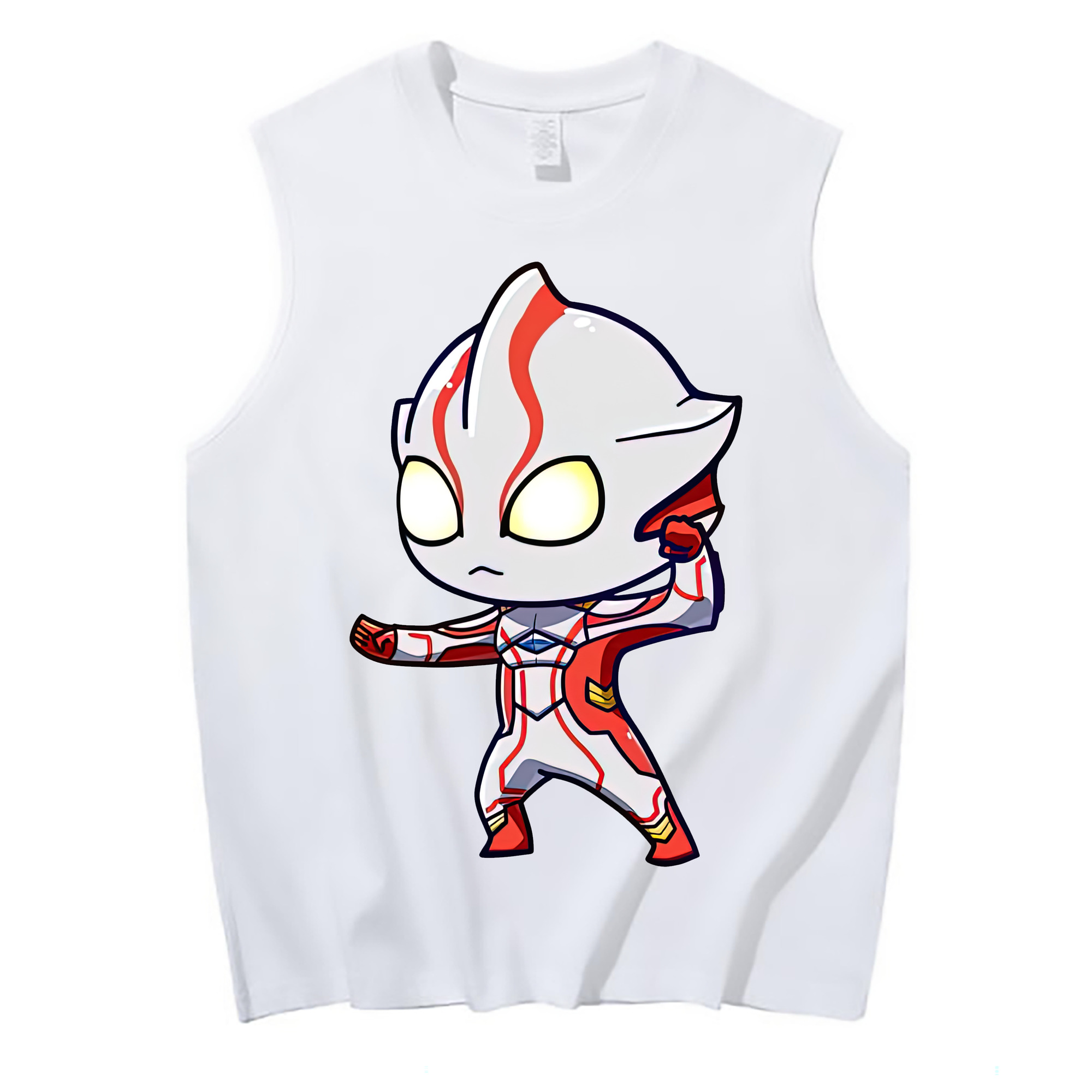 （画像用） ウルトラマン Ultraman コットン100％タンクトップ（フロントプリント）