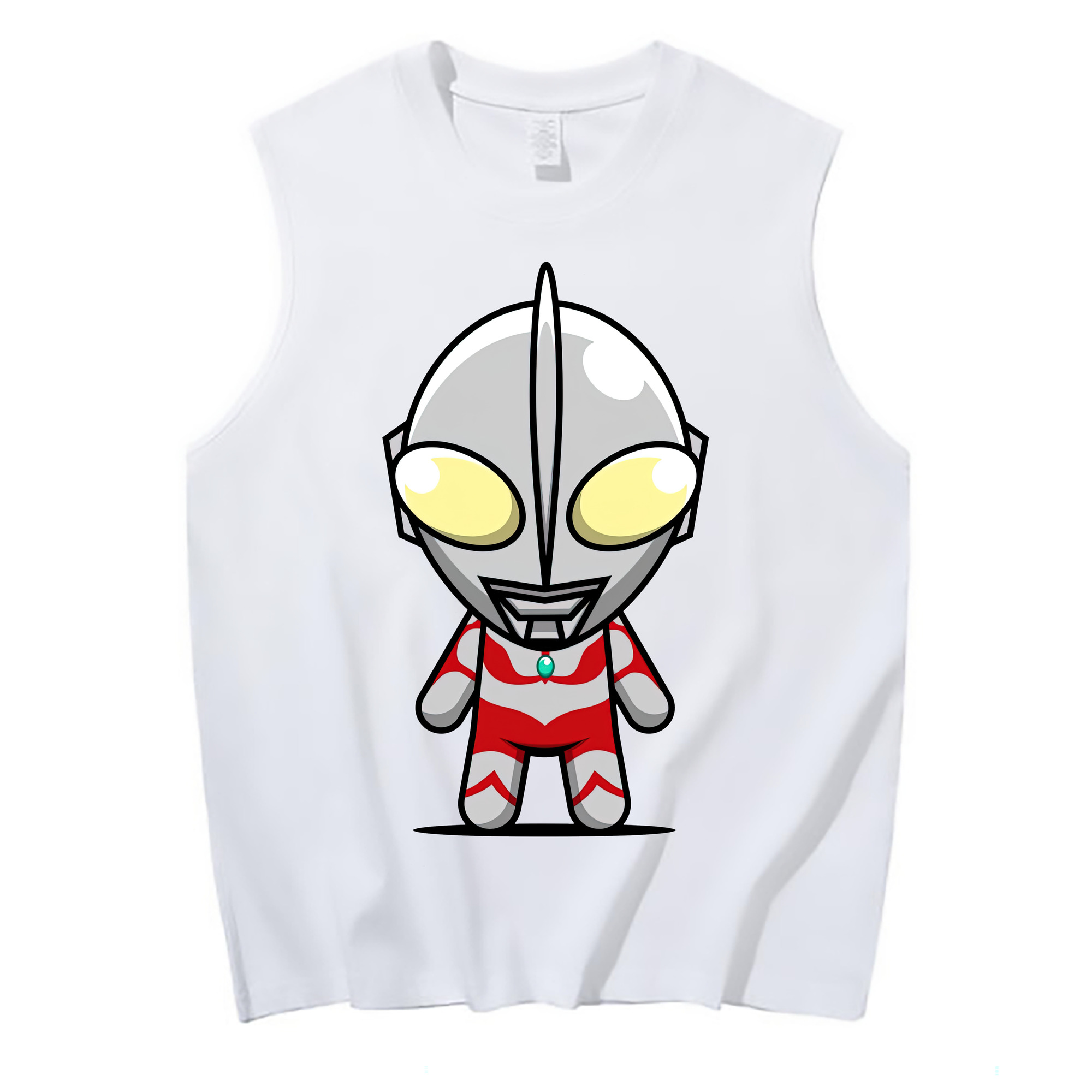 （画像用） ウルトラマン Ultraman コットン100％タンクトップ（フロントプリント）