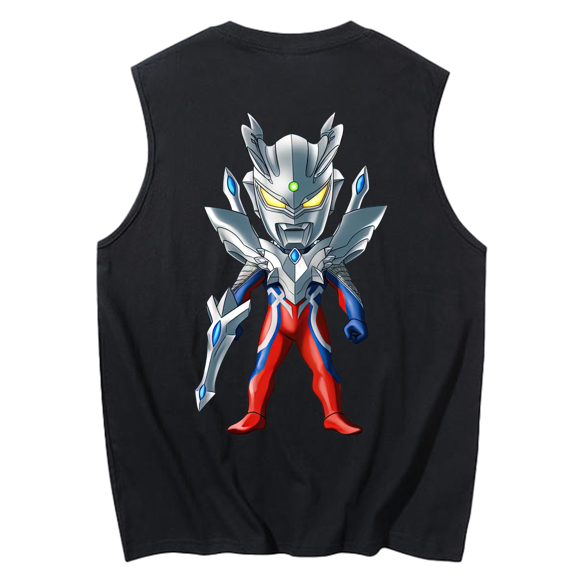 ウルトラマン Ultraman コットン100％タンクトップ（背面プリント）