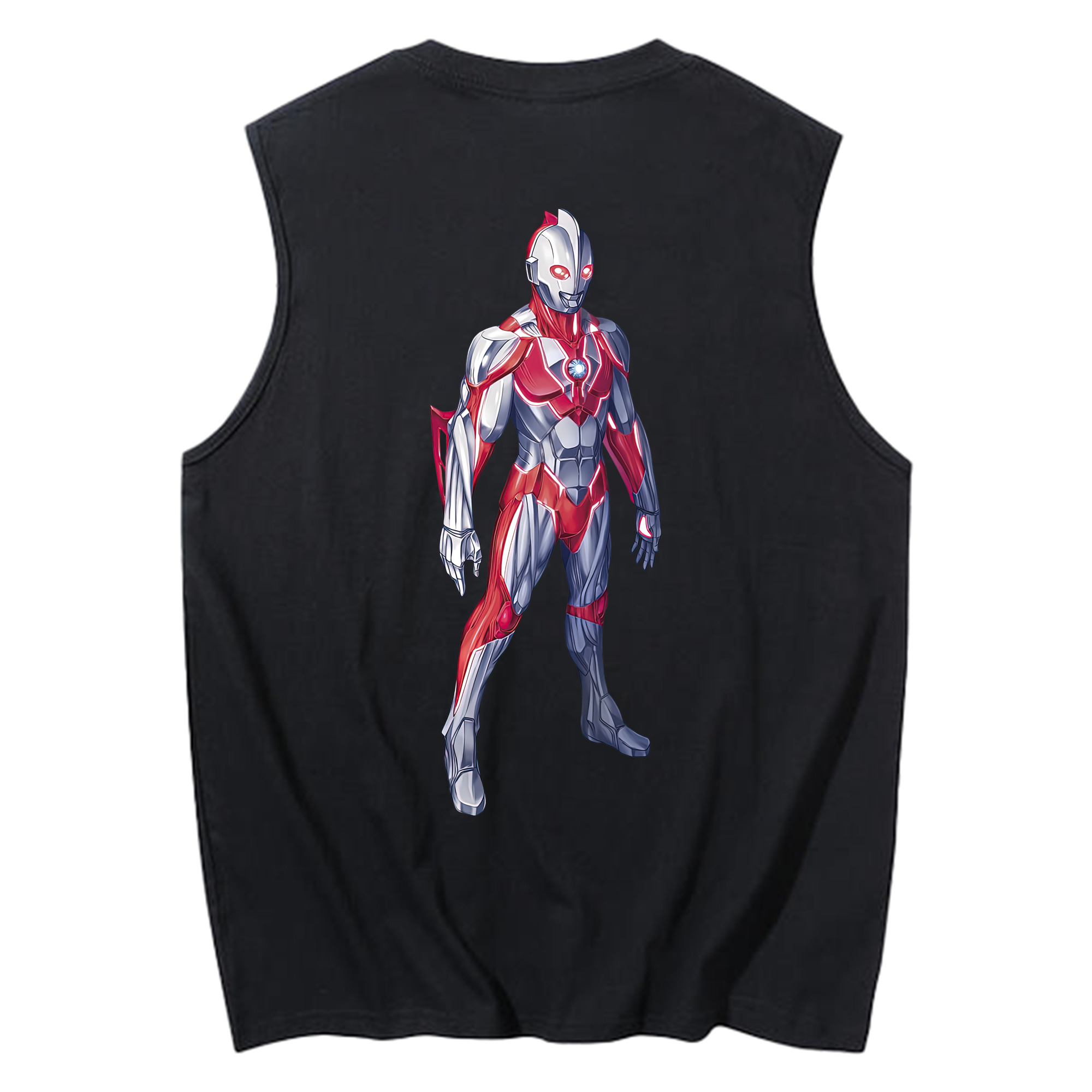 ウルトラマン Ultraman コットン100％タンクトップ（背面プリント）
