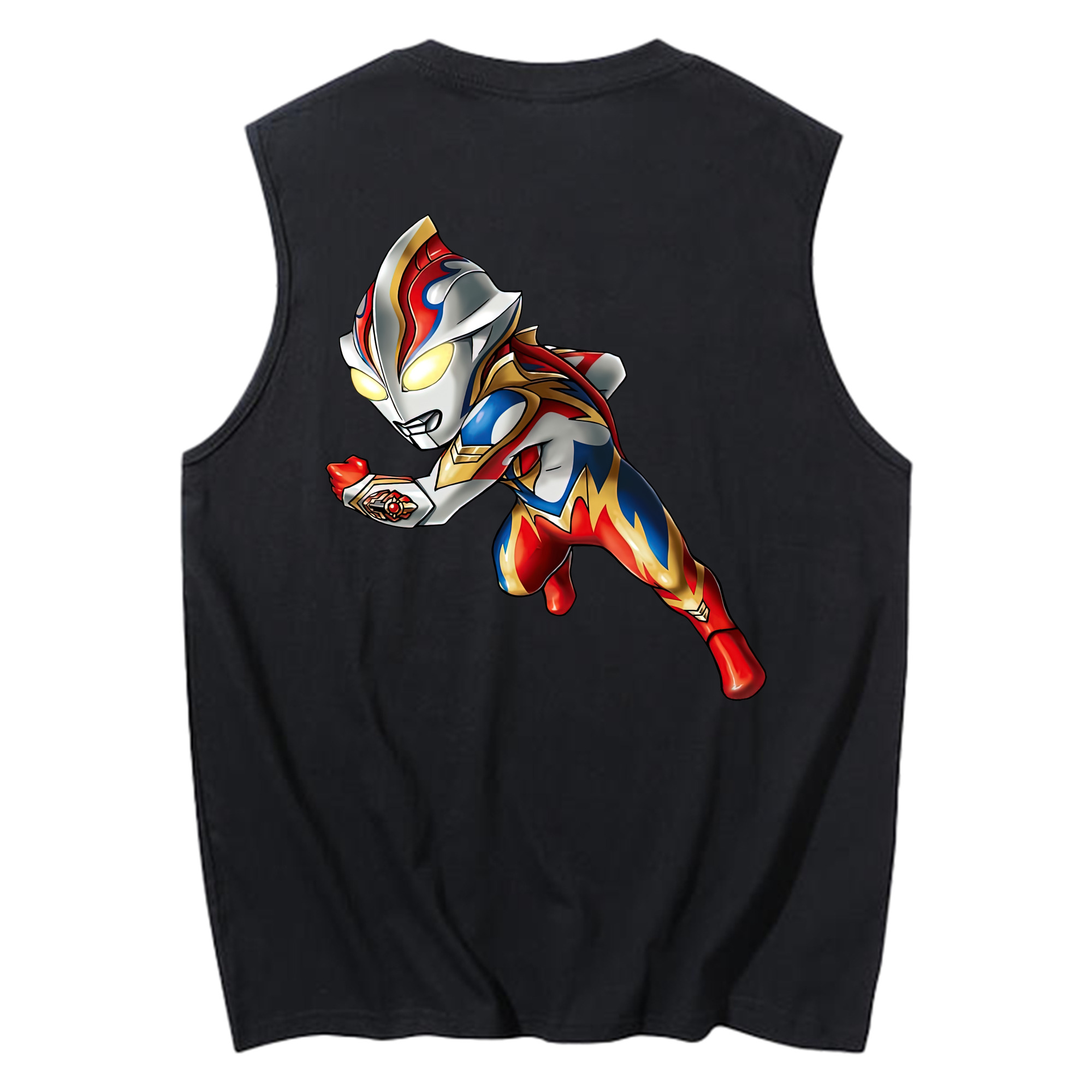 ウルトラマン Ultraman コットン100％タンクトップ（背面プリント）