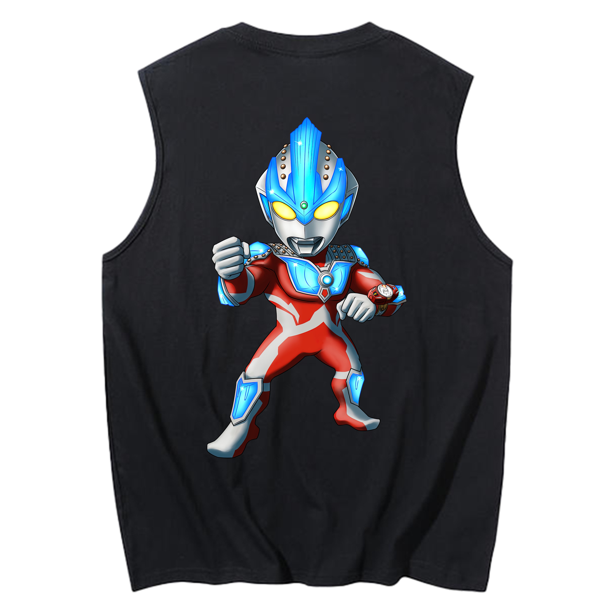ウルトラマン Ultraman コットン100％タンクトップ（背面プリント）