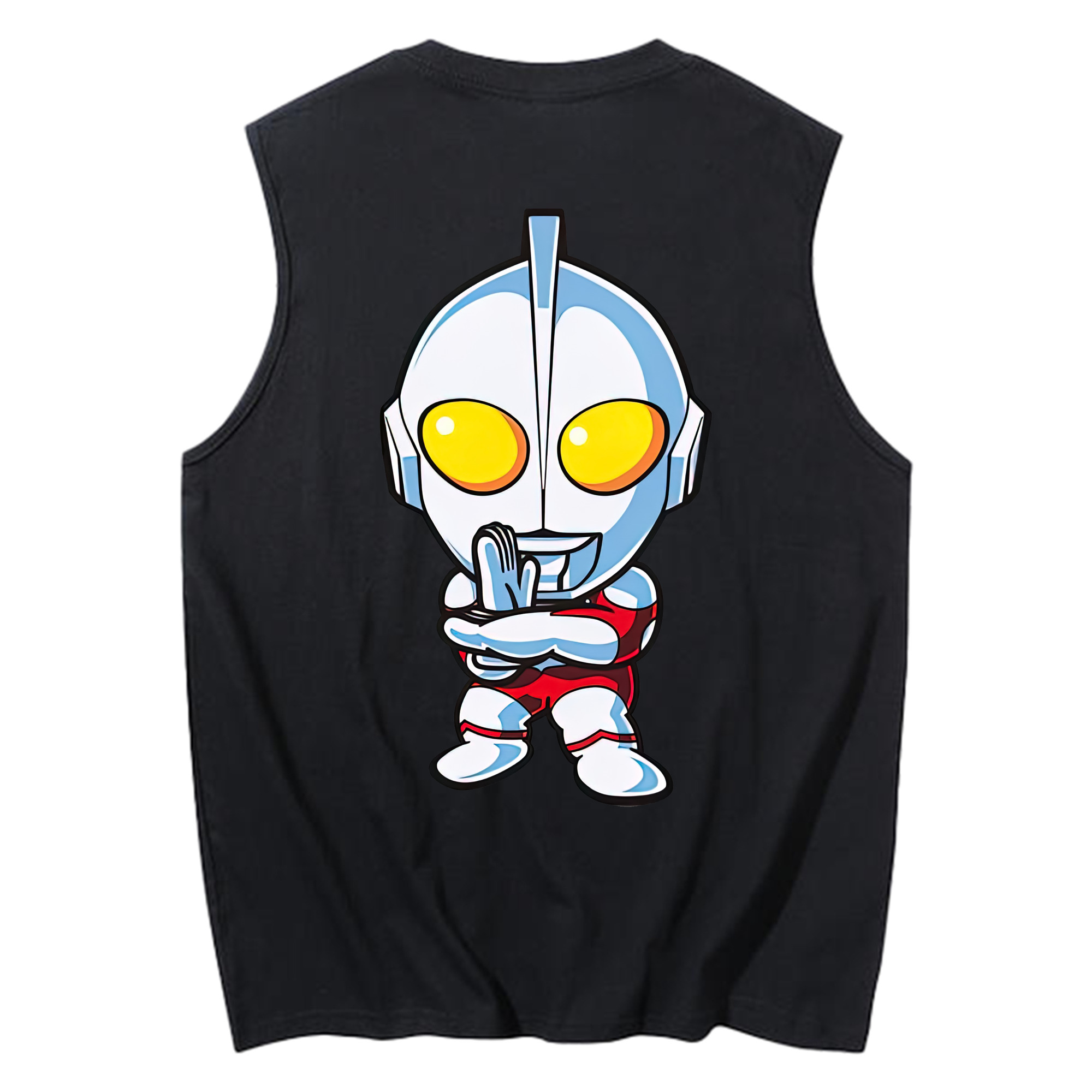 ウルトラマン Ultraman コットン100％タンクトップ（背面プリント）