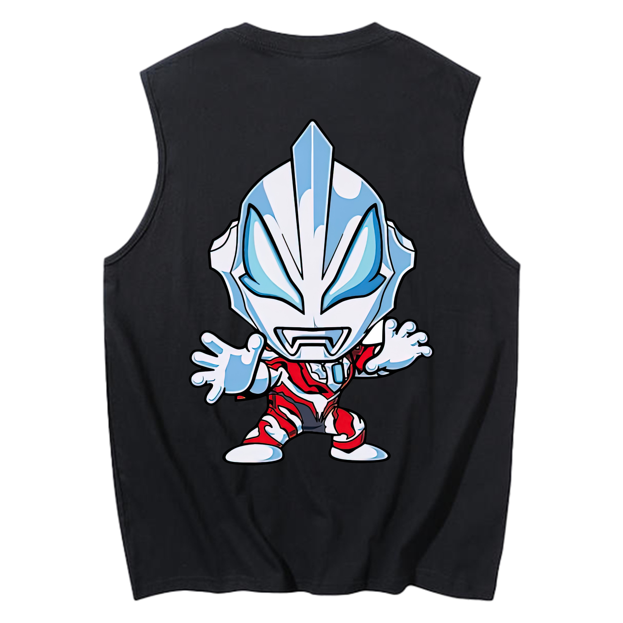 ウルトラマン Ultraman コットン100％タンクトップ（背面プリント）