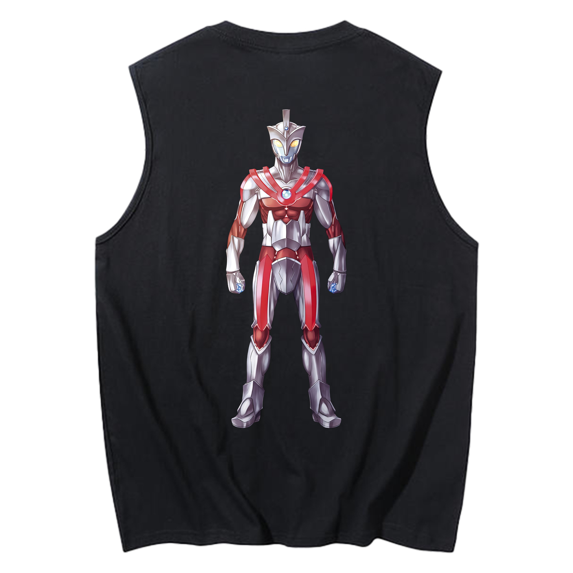 ウルトラマン Ultraman コットン100％タンクトップ（背面プリント）
