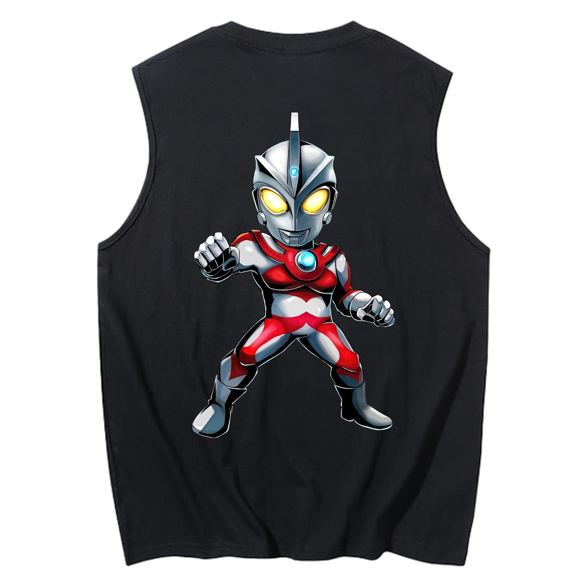 ウルトラマン Ultraman コットン100％タンクトップ（背面プリント）