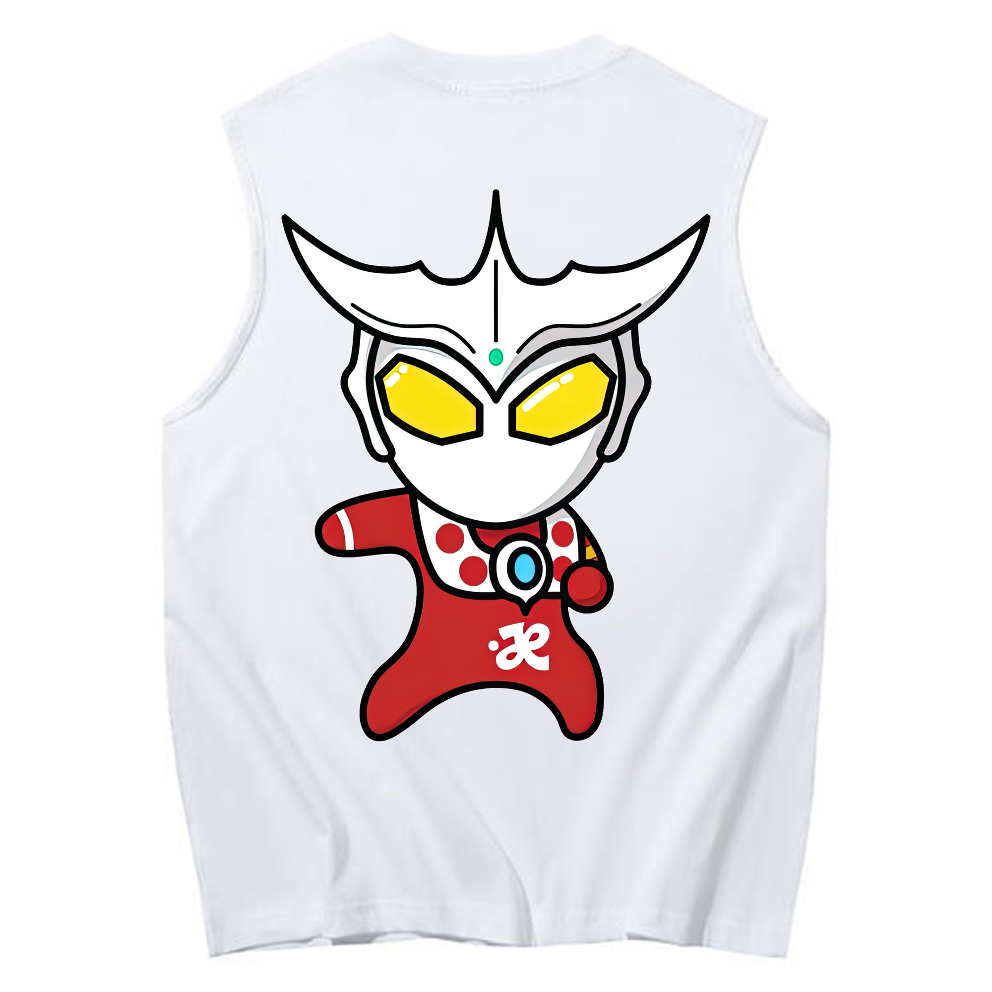 （画像用） ウルトラマン Ultraman コットン100％タンクトップ（背面プリント）