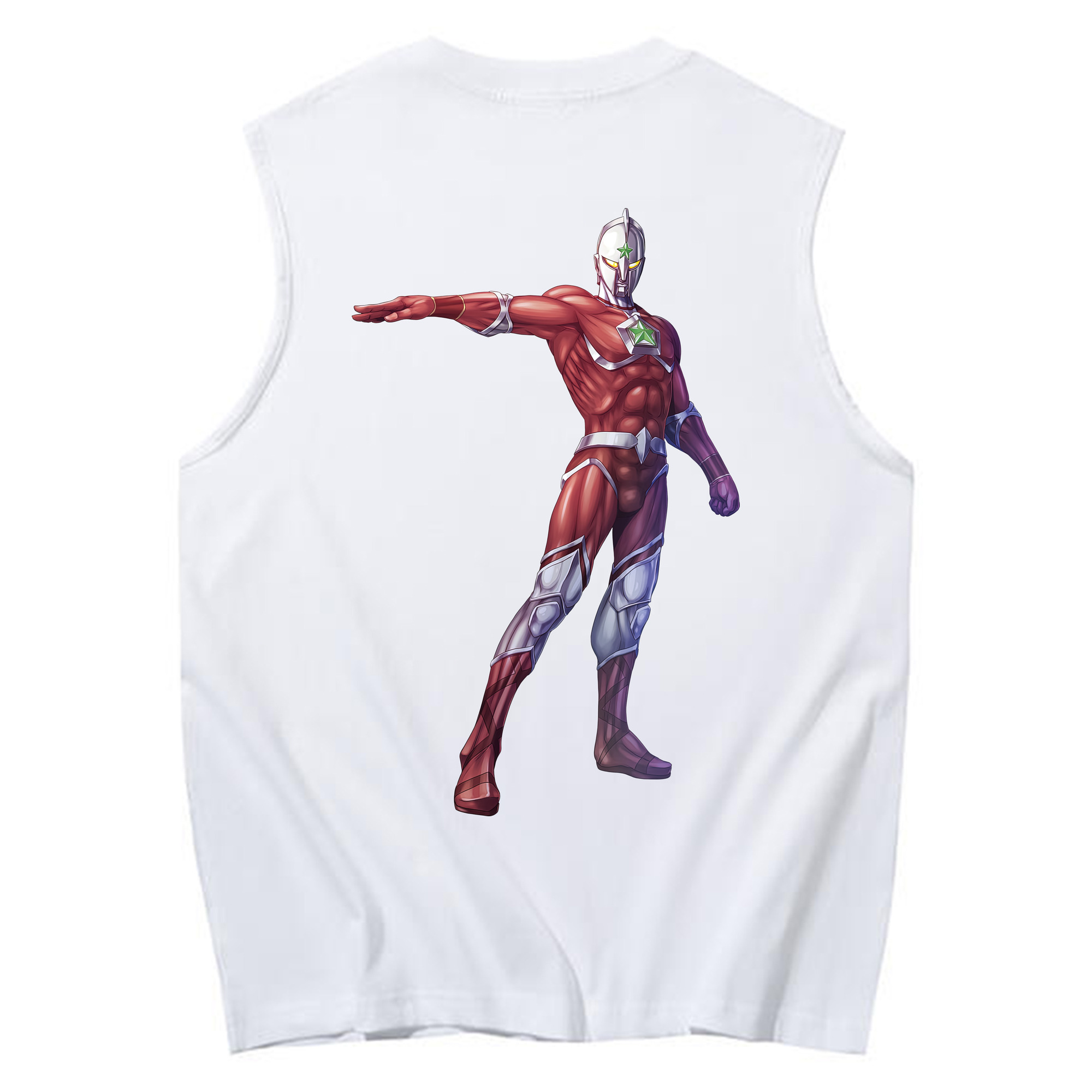 （画像用） ウルトラマン Ultraman コットン100％タンクトップ（背面プリント）