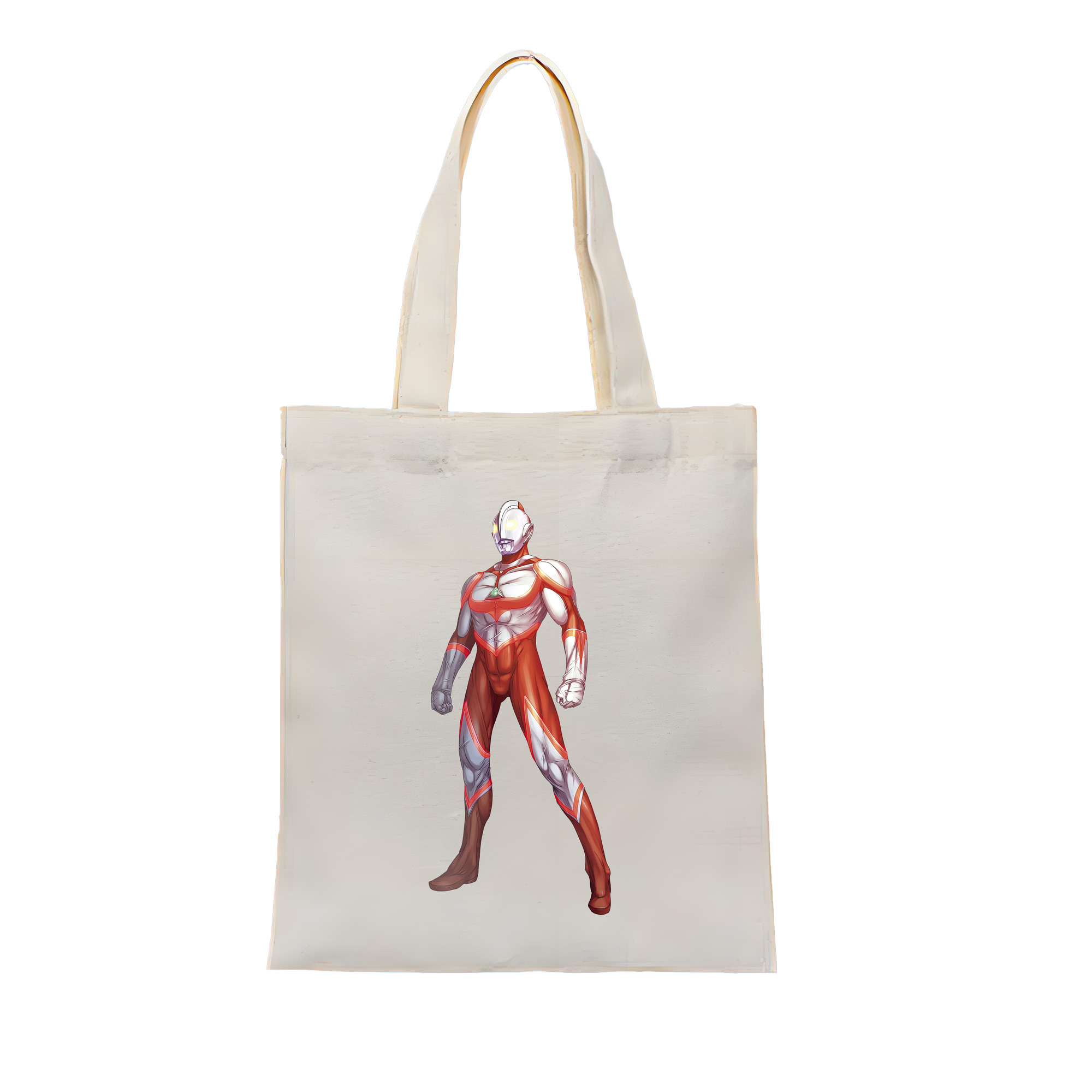 （画像用） ウルトラマン Ultraman 縦型キャンバス生地手提げバッグ　トートバッグ
