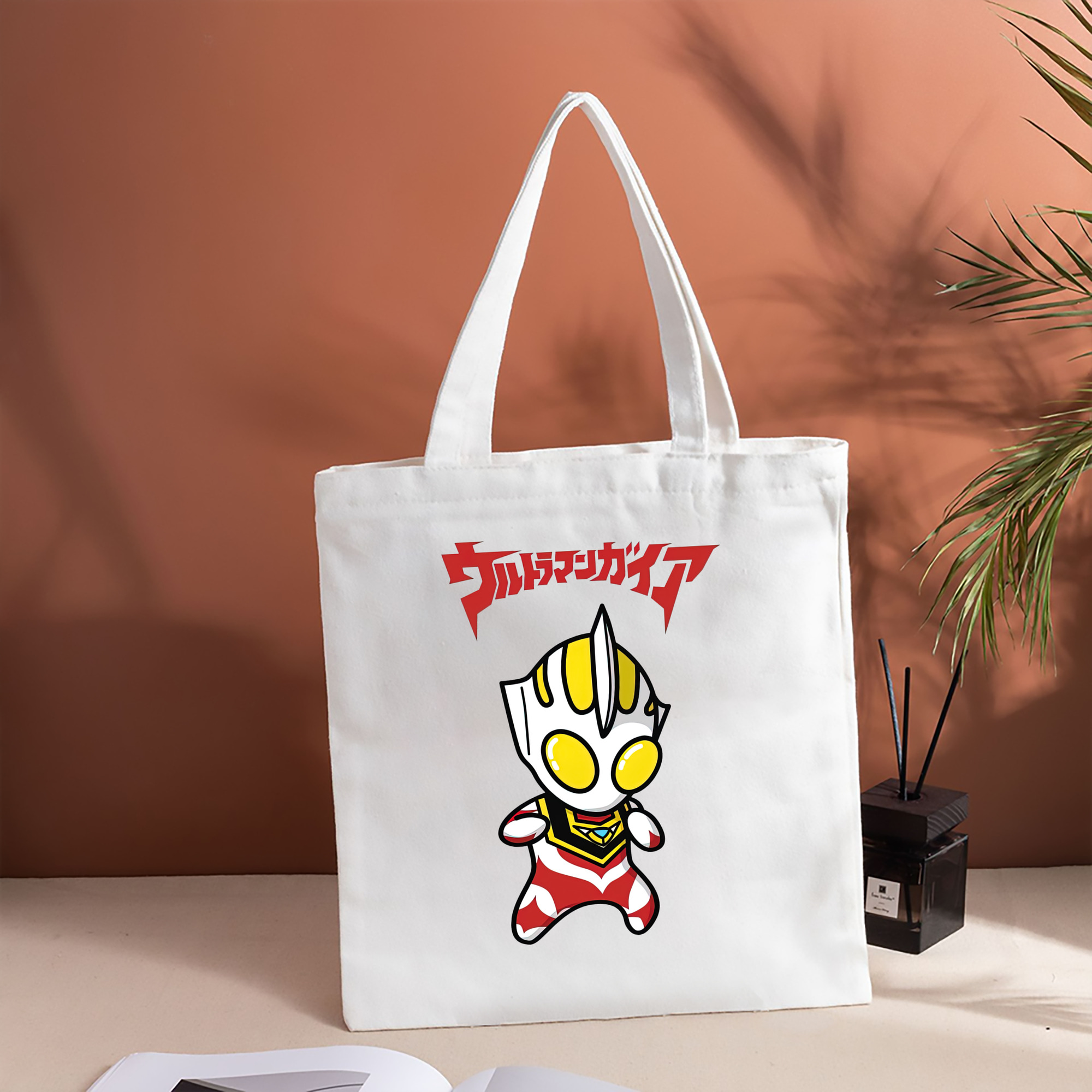 ウルトラマン Ultraman 縦型キャンバス生地手提げバッグ　トートバッグ